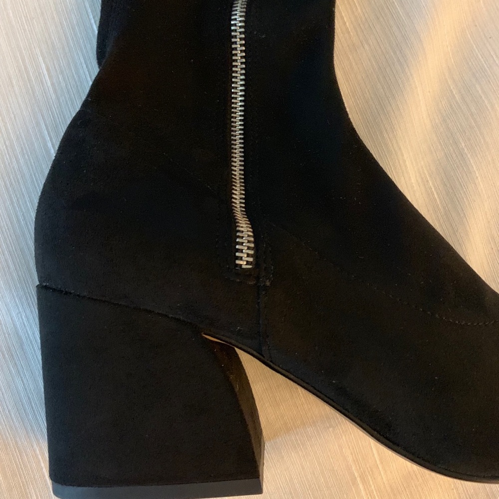 Black Suede Boots